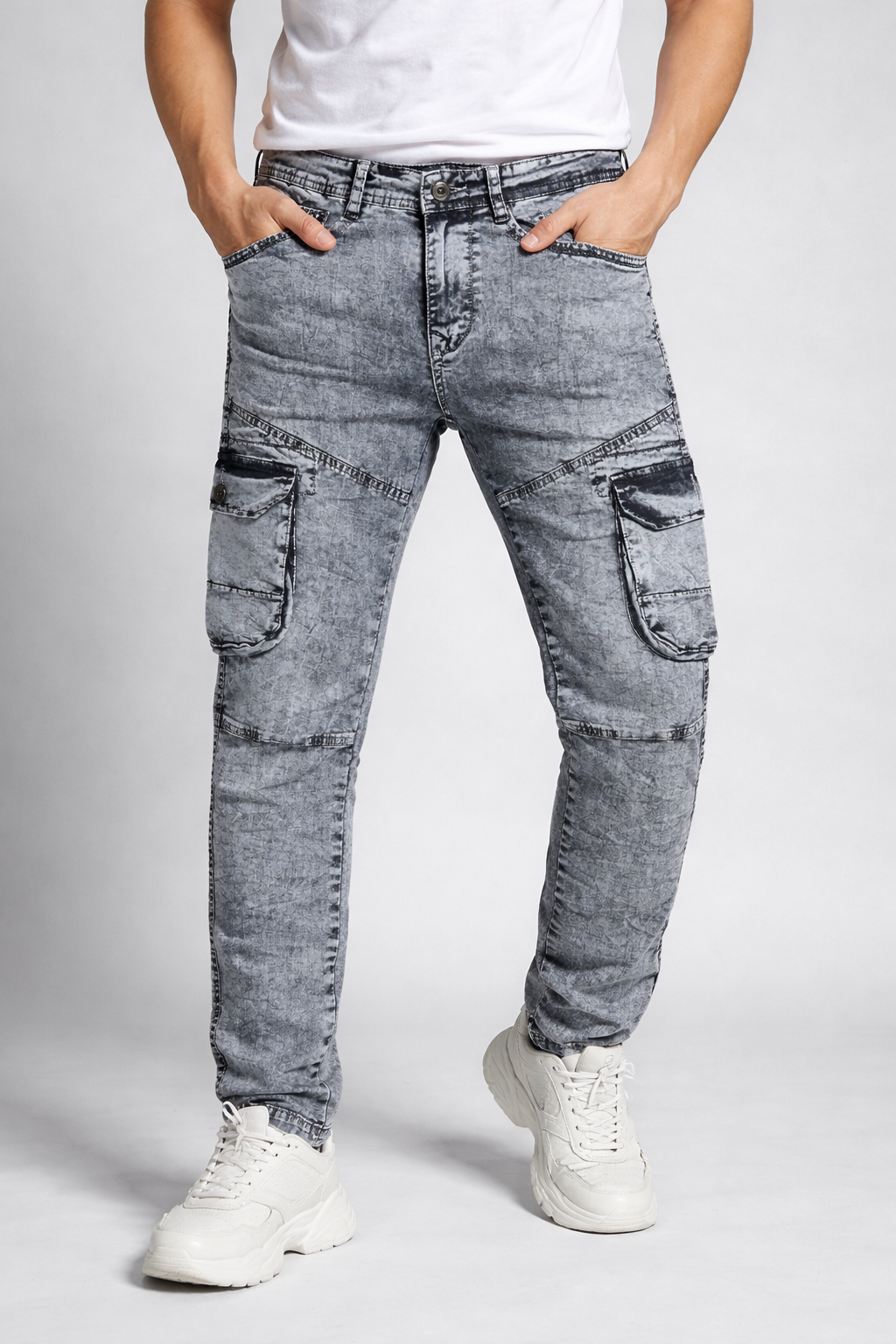 Men’s Cotton Cargo Jeans