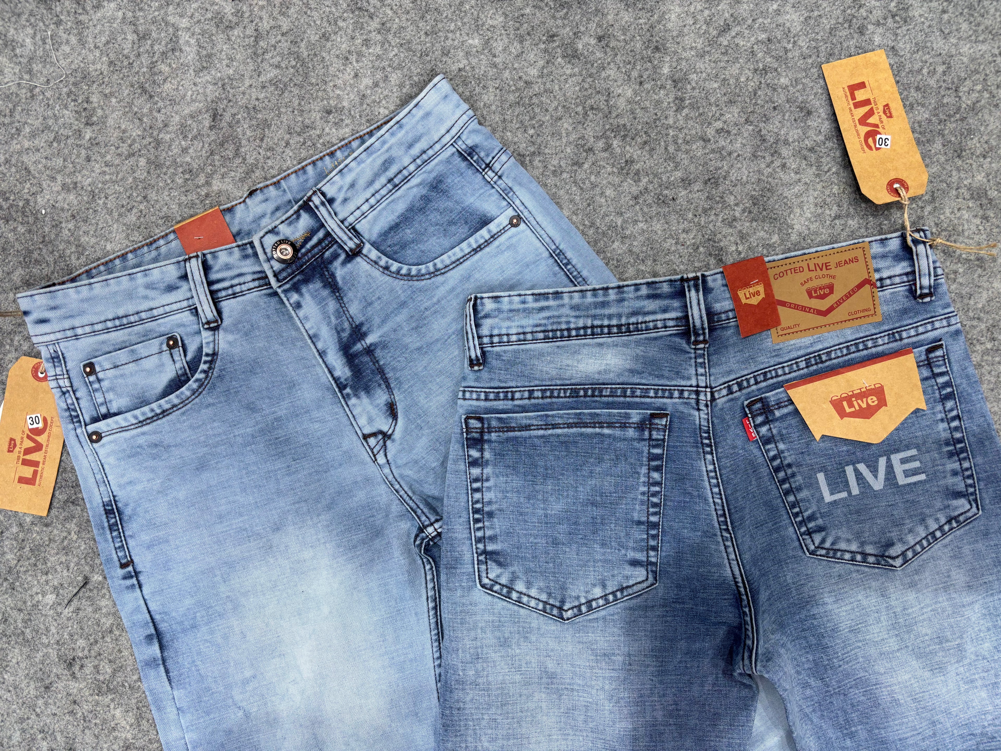 Men’s Comfort Blue Jeans