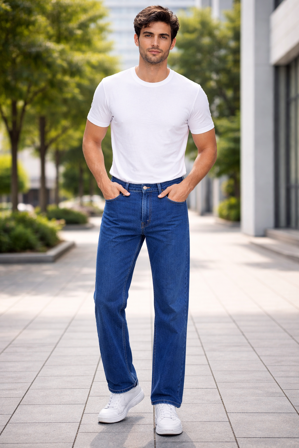 NON - LYCRA STRAIGHT FIT