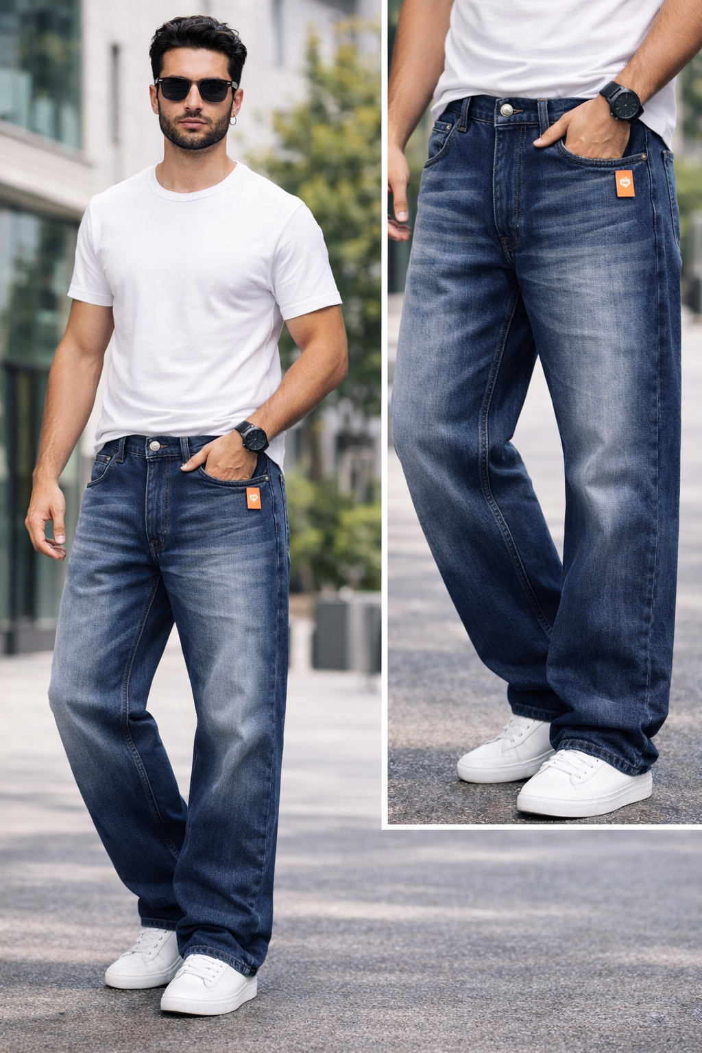 STRAIGHT FIT JEANS