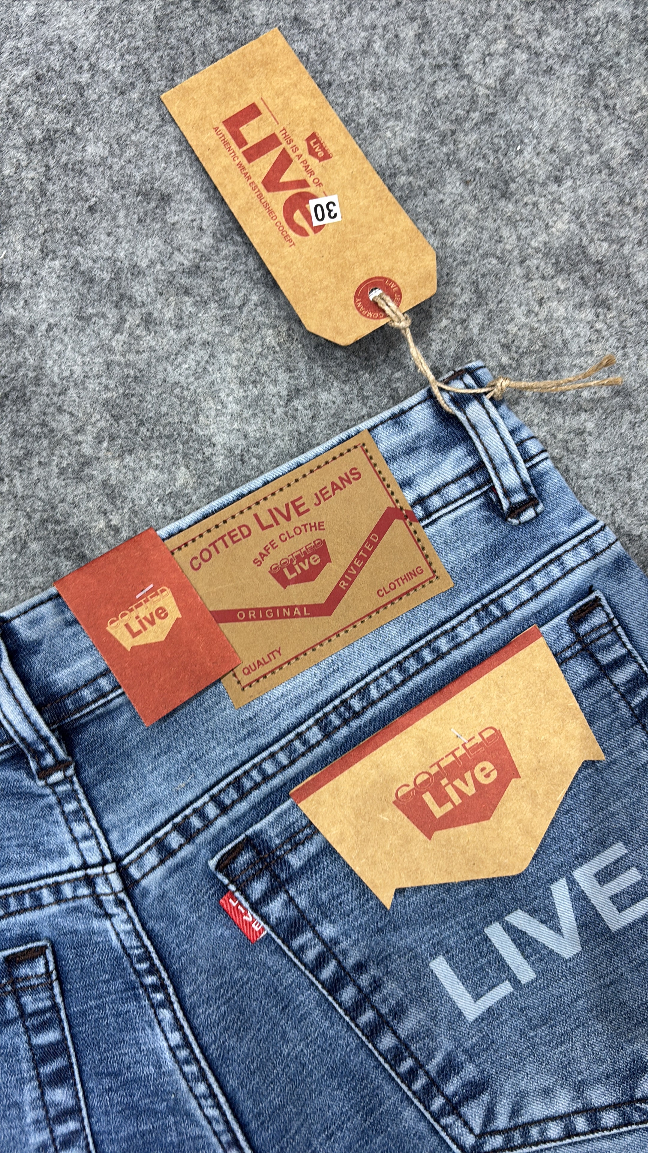 Men’s Comfort Blue Jeans