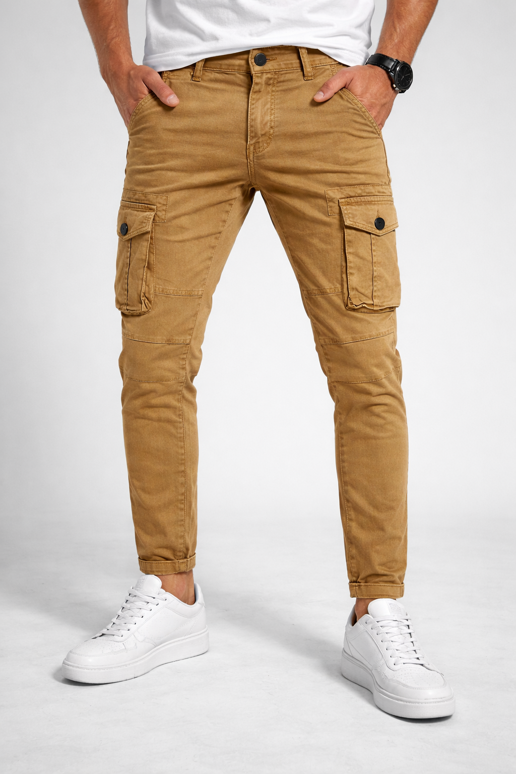 Mens Cotton cargo Trouser